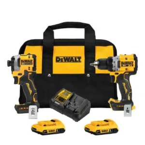 20V MAX XR Cordless Drill/Driver and ATOMIC Impact Driver Combo Kit (2-Tool) wit
