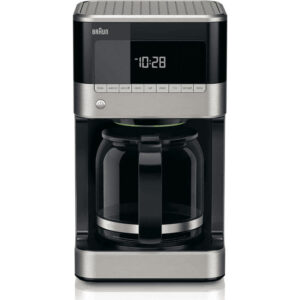 Braun BrewSense 12-Cup Programmable Black and Stainless Steel Drip Coffee Maker