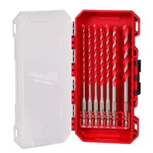 Shockwave Carbide Hammer Drill Bit Kit (7-Piece)