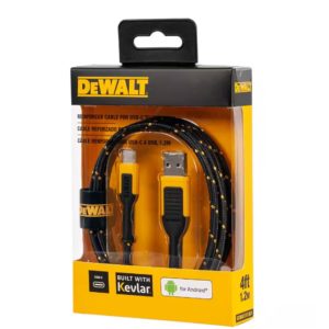 4 ft. Reinforced Braided Cable for USB-A to USB-C