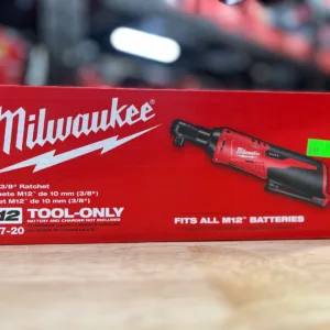 Milwaukee M12 12V Lithium-Ion Cordless 3/8 in. Ratchet (Tool-Only) 2457-20
