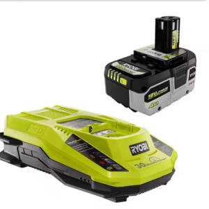 ONE+ 18V HIGH PERFORMANCE Lithium-Ion 4.0 Ah Battery and Charger Starter Kit