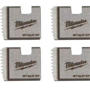 3/4 in. NPT Alloy Portable Pipe Threading Dies (4-Pack)