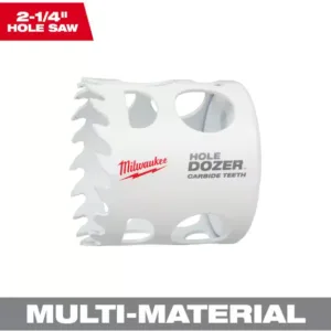 2-1/4 in. Hole Dozer Carbide Hole Saw