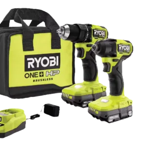 ONE+ HP 18V Brushless Cordless Compact 1/2 in. Drill and Impact Driver Kit with