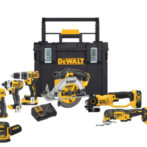 20-Volt MAX Cordless Combo Kit (7-Tool) with ToughSystem Case, (1) 20-Volt 4.0Ah