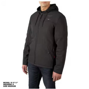 Men's X-Large M12 12-Volt Lithium-Ion Cordless AXIS Black Heated Hooded Jacket K