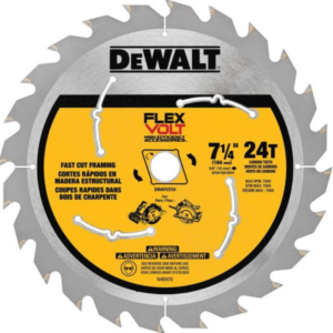 FLEXVOLT 7-1/4 in. 24-Teeth Carbide-Tipped Circular Saw Blade