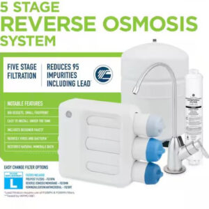 Under Sink 5 Stage Premium Reverse Osmosis Water Filtration System