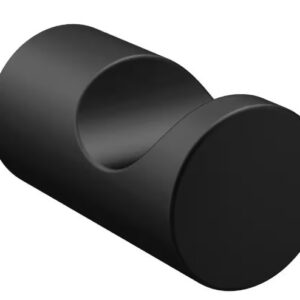 Align Single Robe Hook in Matte Black