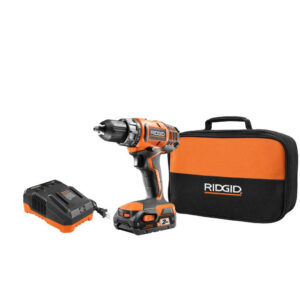 18-Volt Lithium-Ion Cordless 2-Speed 1/2 in. Compact Drill/Driver Kit