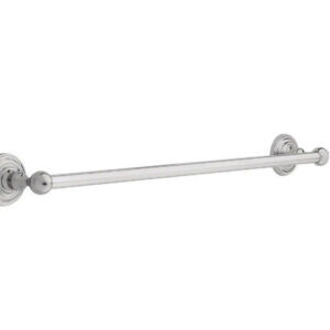 Greenwich 24 in. Wall Mounted Towel Bar in Chrome