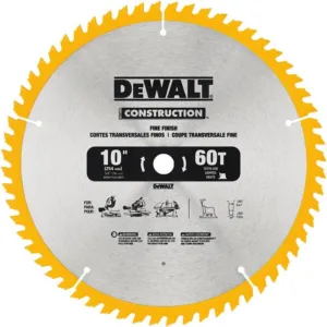 20 Series 10 in. 60T Fine Finish Saw Blade