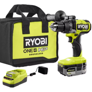 ONE+ HP 18V Brushless Cordless 1/2 in. Hammer Drill Kit with (1) 4.0 Ah High Per