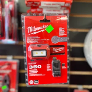 Milwaukee Battery Powered Flashlight, Red, Lightweight