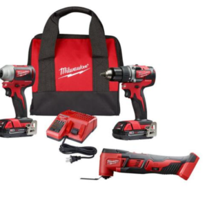 M18 18-Volt Lithium-Ion Brushless Cordless Compact Drill/Impact/Oscillating Kit