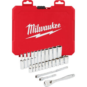 1/4 in. Drive SAE Ratchet and Socket Mechanics Tool Set (26-Piece)