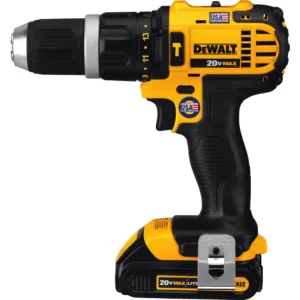 20-Volt MAX Lithium-Ion Cordless Compact Hammer Drill/Driver Kit with (2) Batter