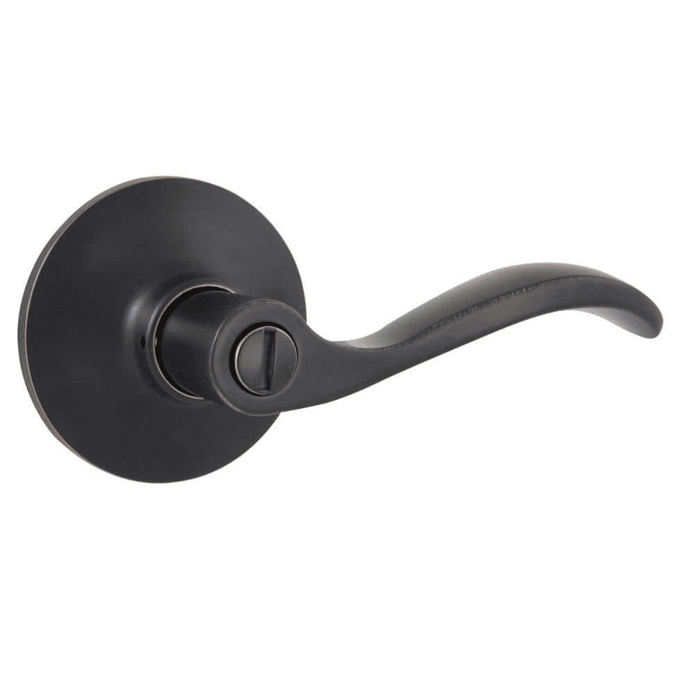 Defiant Naples Aged Bronze Bed/Bath Door Lever