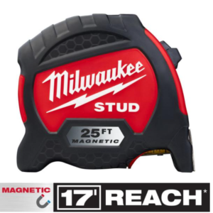 25 ft. x 1.3 in. Gen II STUD Magnetic Tape Measure with 17 ft. Reach
