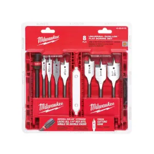 High Speed Wood Spade Bit Set (8-Piece)
