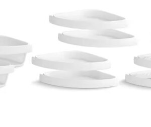 STORE+ 10-Piece Wall Mounted Shower Caddy in White Finish
