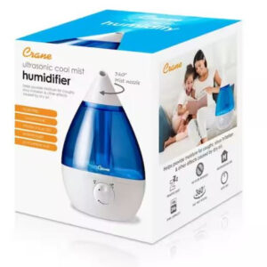 1 Gal. Drop Ultrasonic Cool Mist Humidifier for Medium to Large Rooms up to 500