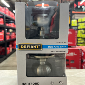 Defiant Hartford Satin Nickel Bed/Bath Door Knob