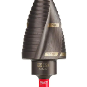 SHOCKWAVE 7/8 in. - 1-1/8 in. #9 Impact-Rated Titanium Step Drill Bit (2-Steps)