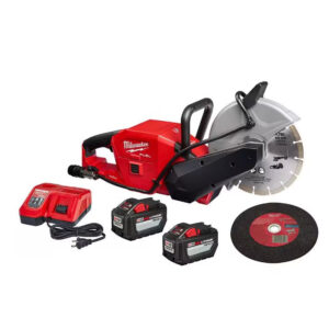 M18 FUEL ONE-KEY 18V Lithium-Ion Brushless Cordless 9 in. Cut Off Saw Kit W/(2)
