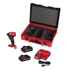 M18 FUEL 18-Volt Lithium-Ion Brushless Cordless 1/4 in. Hex Impact Driver Kit
