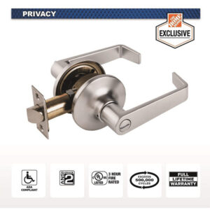 Universal Hardware Light Duty Commercial Privacy Lever, ADA, UL 3-Hour Fire, AN