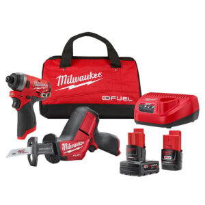 M12 FUEL 12-Volt Lithium-Ion Brushless Cordless Hackzall and Impact Driver Combo
