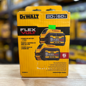 DEWALT FLEXVOLT 20V/60V MAX Lithium-Ion 6.0Ah Battery Pack (2 Pack)