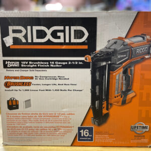 18V Brushless Cordless HYPERDRIVE 16-Gauge 2-1/2 in. Straight Finish Nailer(Tool