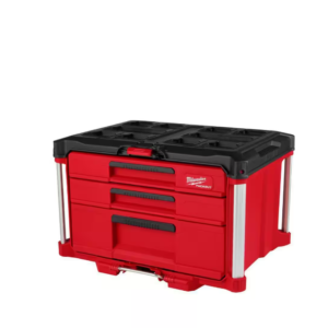 PACKOUT 22 in. Modular 3-Drawer Multi Drawer Tool Box with Metal Reinforced Corn