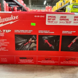 Milwaukee AIR-TIP Claw Utility Nozzle with Rotating Brush