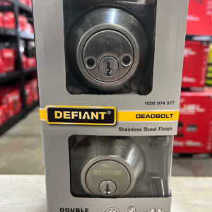 Defiant Stainless Steel Double Cylinder Deadbolt