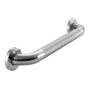 Glacier Bay 18 in. L x 1 1/2 in. ADA Compliant Grab Bar in Polished Stainless S