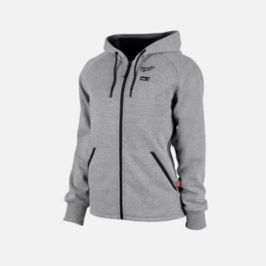 Women's Large M12 12-Volt Lithium-Ion Cordless Gray Heated Jacket Hoodie Kit wit