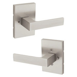 Singapore Satin Nickel Rectangular Straight Bed/Bath Door Handle