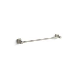 KOHLER Capilano 18 in. Towel Bar in Vibrant Brushed Nickel