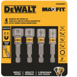 MAXFIT Magnetic 2 in. Nut Driver Set (4-Piece)