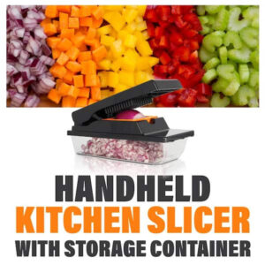 As Seen on TV Nutri Slicer XL 4-in-1 Portable Easy Storage Handheld Kitchen Sli