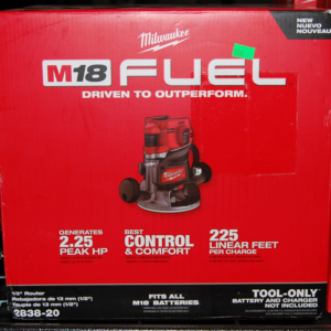 Milwaukee M18 FUEL 18V Lithium-Ion Cordless Brushless 1/2 in. Router (Tool-Only