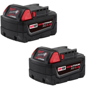 M18 18-Volt Lithium-Ion XC Extended Capacity 5.0Ah Battery Pack (2-Pack)