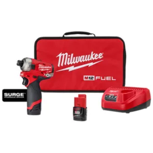 M12 FUEL SURGE Brushless Cordless 1/4 in. Hex Impact Driver Compact kit