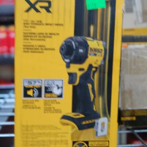 DEWALT 20V MAX XR Brushless Cordless 1/4 in. Quiet Hydraulic Impact Driver Tool