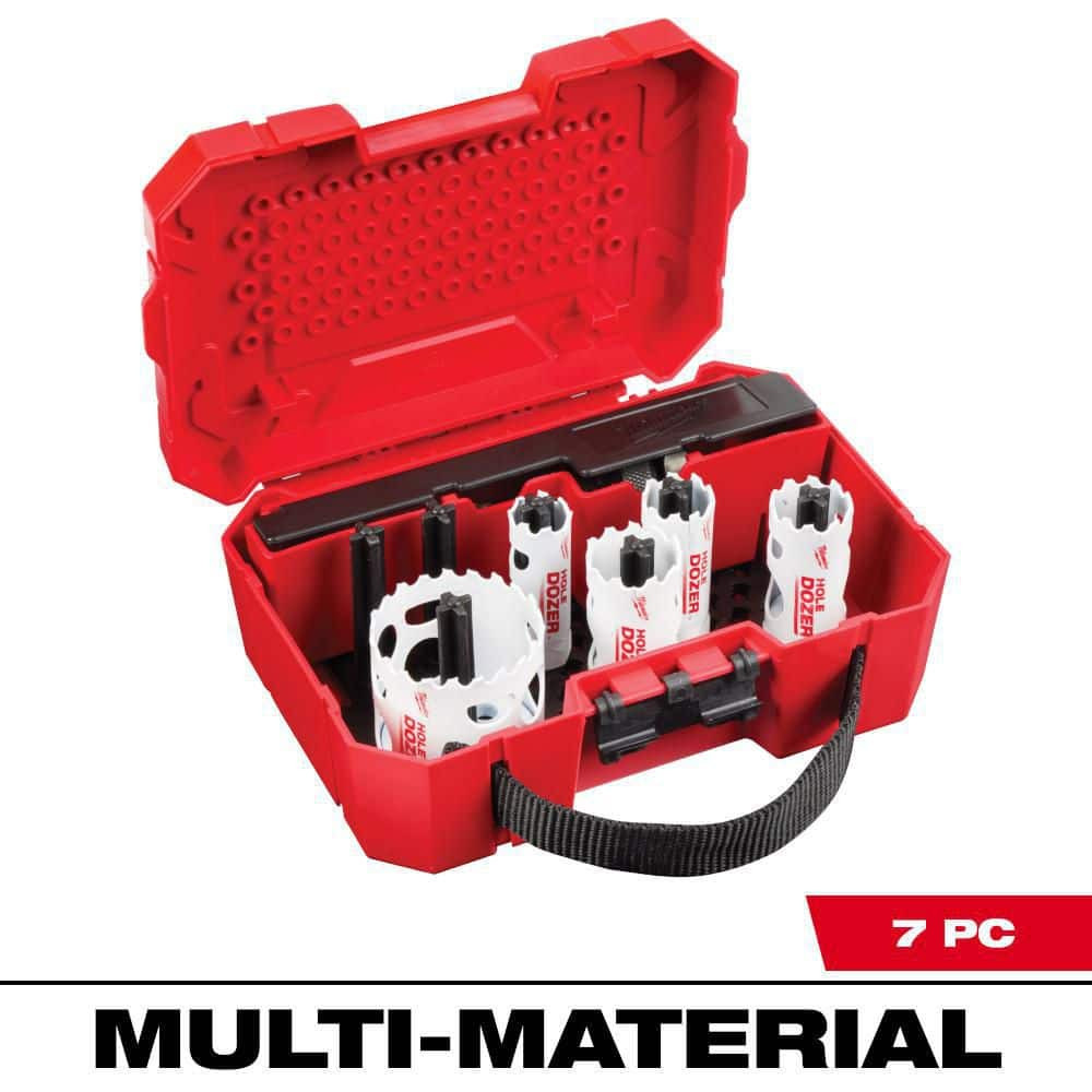 Milwaukee Hole Dozer Bi-Metal Hole Saw Kit (7-Piece) 49-22-4040