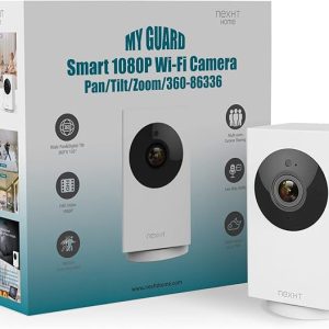UGOHO.ME 1080P Pan/Tilt/Zoom Indoor Smart Camera Wi-Fi Viewing for Baby, Elderl